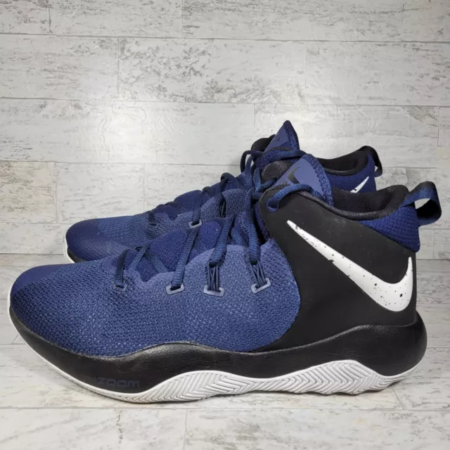 NIKE MEN'S ZOOM Rev II TB Basketball Shoes Navy Blue AO5386 401 Size 13 ...