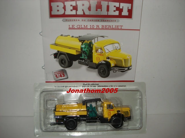 1/43 CAMION TRUCK BERLIET GLM 10 HACHETTE - Miniaturas coleccion a escala