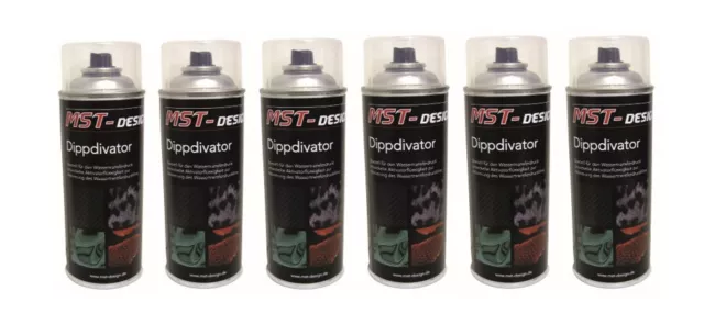 6x Wassertransferdruck WTD Aktivator Dippdivator Activator Spray 400ml Hydro