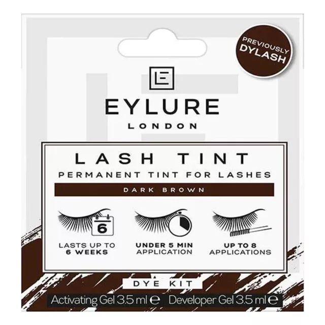 Eylure Pro Lash Permanent Wimpern Dylash Farbton Kit - dunkelbraun