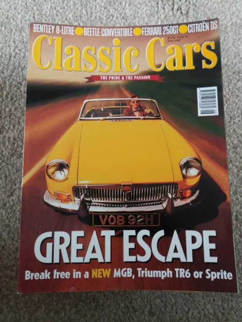 classic cars magazine June    1997