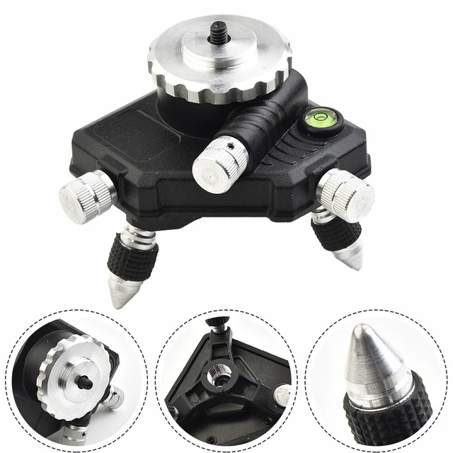 1 PC Treppiedi 360° Rotating-Base Messa a Punto Meccanismo for Level Connettore