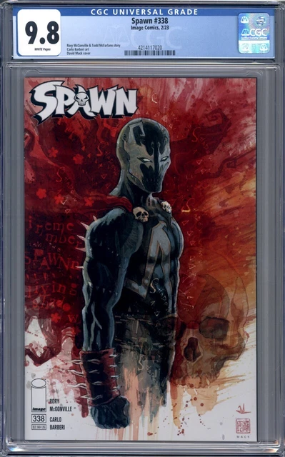 Spawn #338 Todd McFarlane David Mack 1st Print Image Comics CGC 9.8