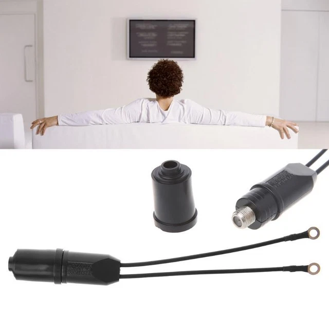 1PCS TV Antenna 300-75 Ohm Coaxial Cable Matching  UHF/VHF/FM