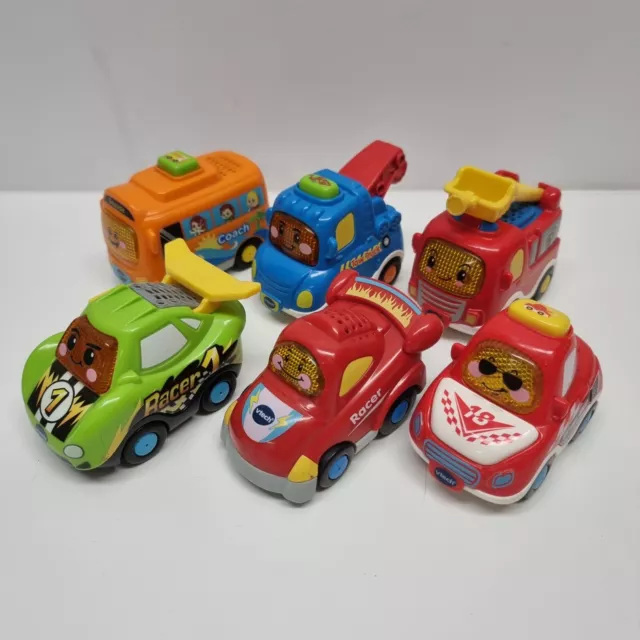 VTech Toot Toot Drivers X6 Electric Vehicles Kids Toy Cars | Tested, Working