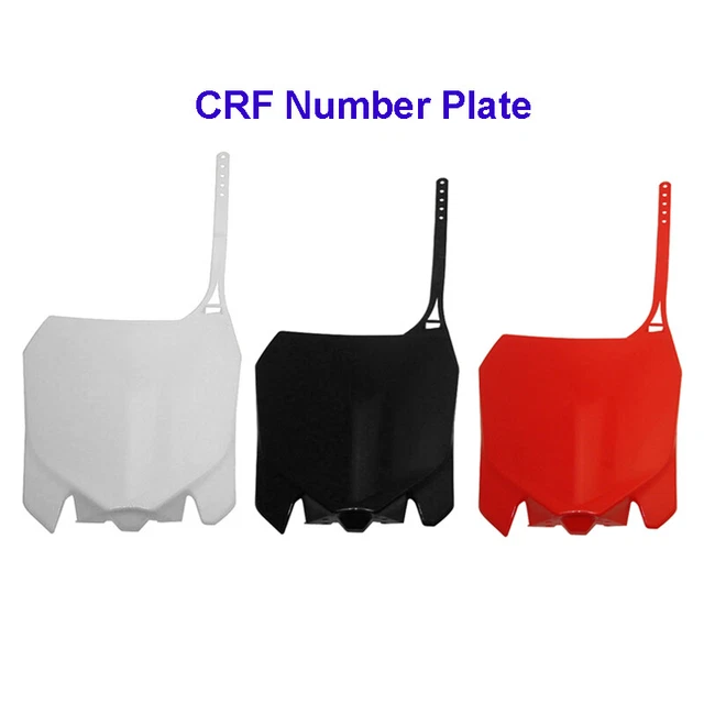 Plastic Front Number Plate  For Honda CRF250R 2014-2017 CRF450R 2013-2016