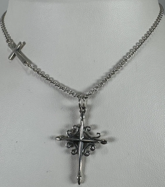 James avery horizontal cross deals necklace