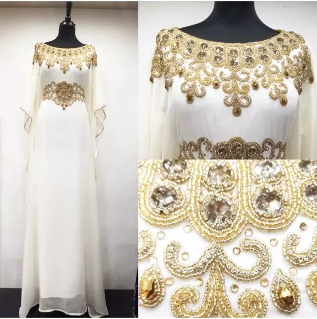 New Royal Islamic Modern Elegant Dubai Moroccan caftan Arabic Party Wear Dresses 3