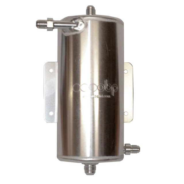OBP vortice carburante montata paratia alluminio 1,5 L - Raccordi JIC, opzione 3