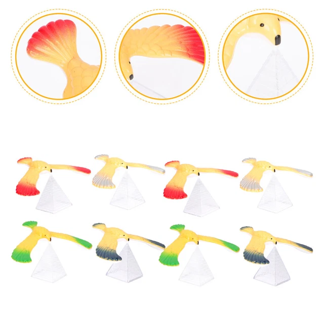 8 piezas Equilibrio Pájaro Gravedad Pájaro Juguete Equilibrio Gravedad Juguete Colorido Niño
