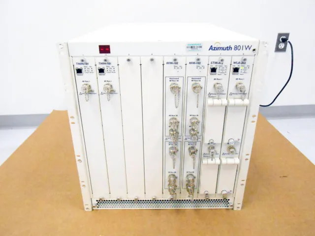 Azimuth 801W Wlan Test Platform Eight-Slot Mainframe Tmm-101 Rfm-102 Stm-412
