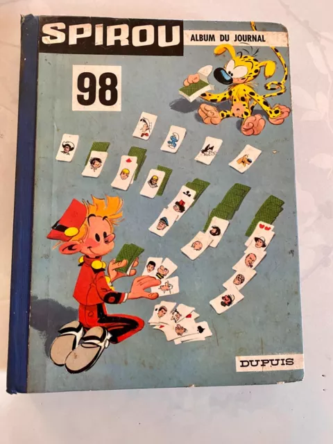 Album reliure éditeur du Journal de Spirou n° 98, Dupuis 1965.