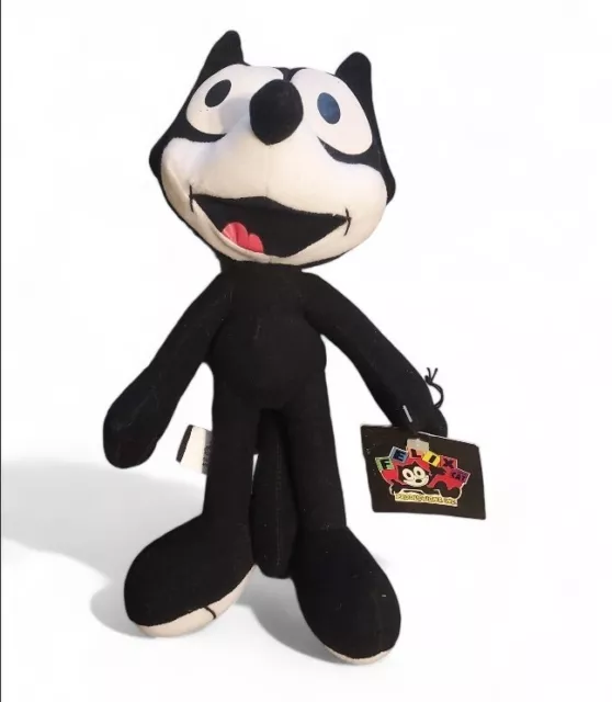 Vintage 15" Laughing Felix The Cat Plush ~ Toy Works ~ 2001 ~ With Tag