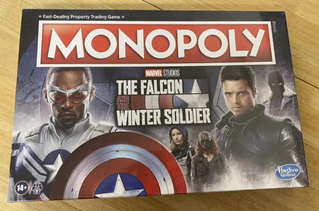 Monopoly: Marvel Studios The Falcon and the Winter Soldier Edition New & Sealed