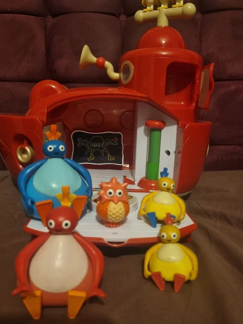 Cbeebies Pull CBEEBIES TWIRLYWOOS BIG Red Boat Pull Along - Sounds & Figures £10.00 ...