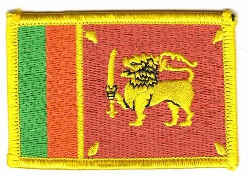 Flaggen Aufnäher Patch Sri Lanka Fahne Flagge