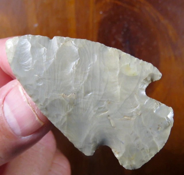 Exceptional Archaic Helton point, J. Davis coll. Missouri Bootheel 2.1/2 in.