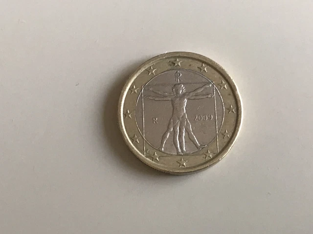 LEONARDO DA VINCI, 1 Euro Rare Italian Coin 2009 £78.72 - PicClick UK