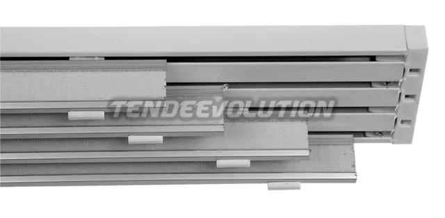 Bastone Sistema Binario Tenda A Pannelli Alluminio Bianco Arredamento Interni