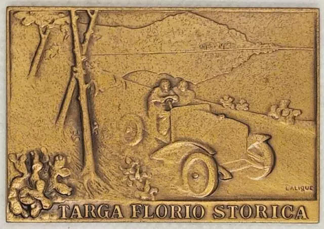 Targa Florio Storica 2001 medal plaque