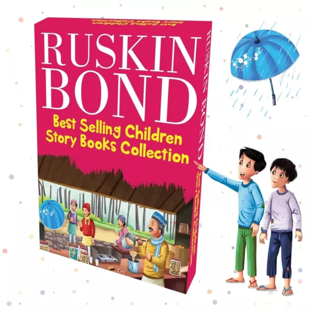 Ruskin Bond, colección de libros de cuentos para niños (juego de 4 libros)...