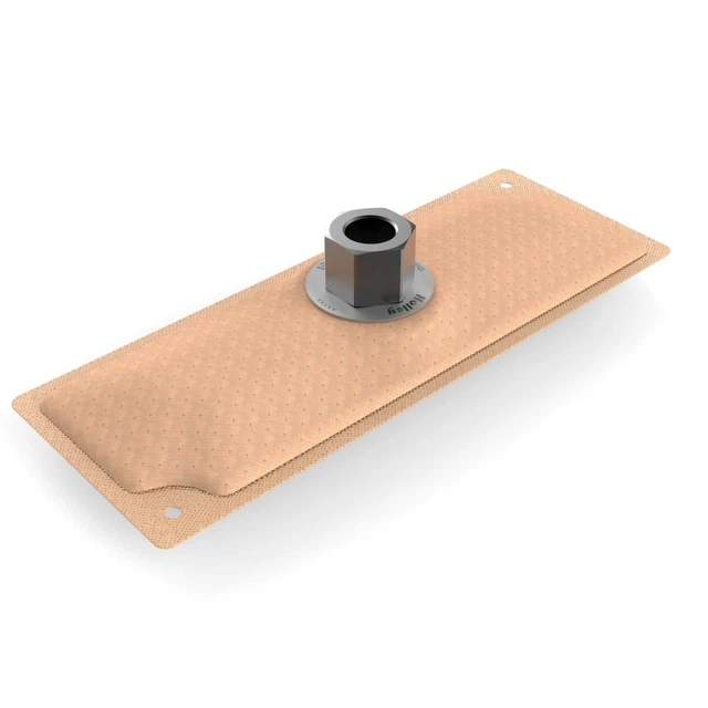 Holley Hydramat ritiro serbatoio carburante 8x3 pollici - rettangolo - presa centrale 3/8 pollici