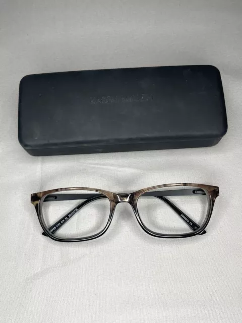 Karen Millen Eye Glasses Frame 53mm KM 52 30473720 Brown Gradient Taupe Acetate