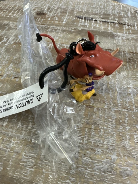 DISNEY PARKS ANIMAL Kingdom Lion King Timon and Pumbaa Straw New Sealed