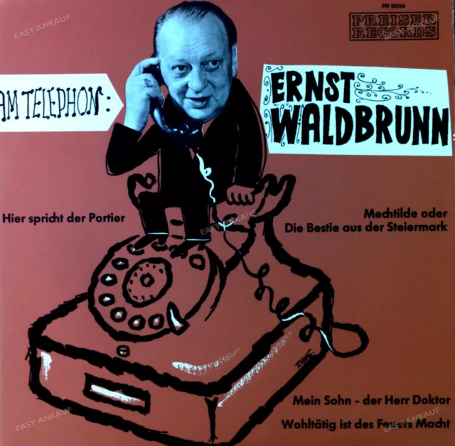 Ernst Waldbrunn - Am Telephon: Ernst Waldbrunn LP (VG+/VG+) '