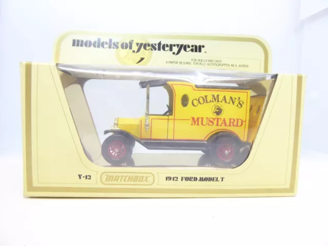 MATCHBOX MODELS Of Yesterday Ford Model T 1912 Colman s