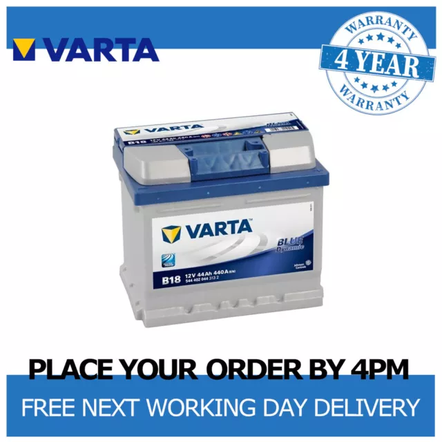 063 B18 VARTA 4yr warranty 44ah heavy duty battery £65.95 - PicClick UK