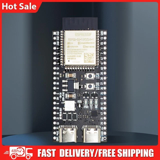 ESP32/ ESP32-S3/ESP32-C3 WiFi+BT BLE Module Dual Type-C ESP32 Development Board