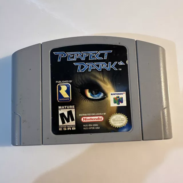 Perfect Dark (Nintendo 64, 2000) N64 Tested & Authentic