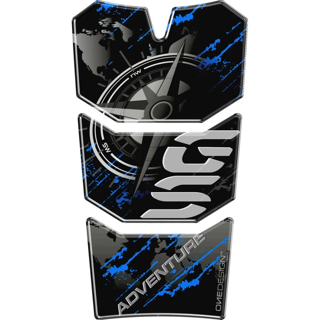 Protezioni Serbatoio Laterali HDR Per BMW R 1200 GS ADV 2014-2018 - Adesivi 3M