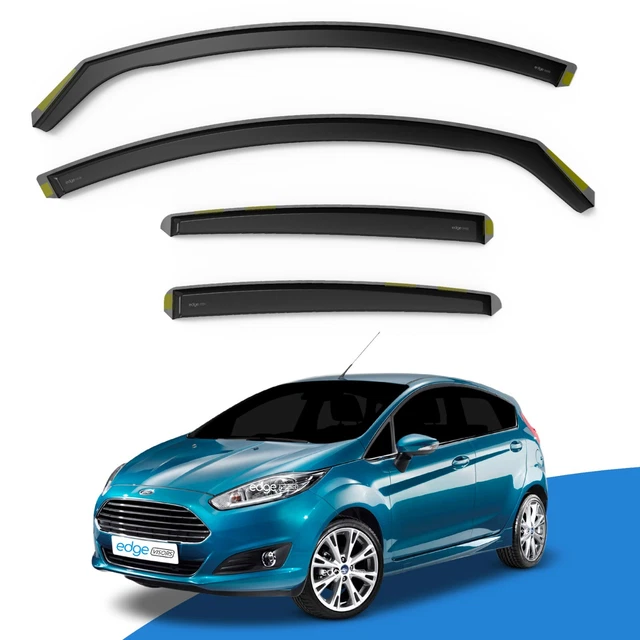 FORD FIESTA MK7 20082017 5 Door Hatchback Wind Deflectors 4pc Edgevisors Tinted £27.99