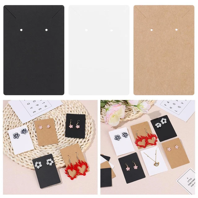 Kraft Paper Tags Earring Cards Display Cards Earring Racks Ear Studs Packaging