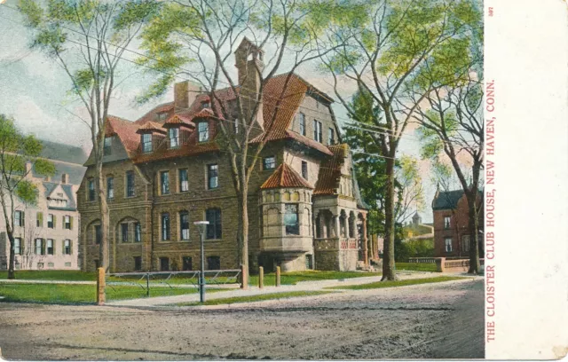 NEW HAVEN CT – The Cloister Club House – udb (pre 1908)