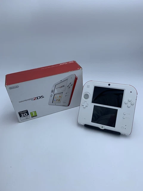 Console Nintendo 2DS Bianca/Rossa + con scatola