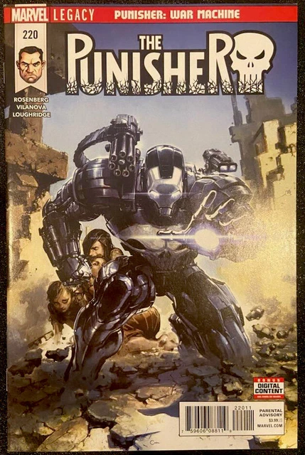 Punisher 220 NM 2nd Frank Castle as War Machine Clayton Cain
