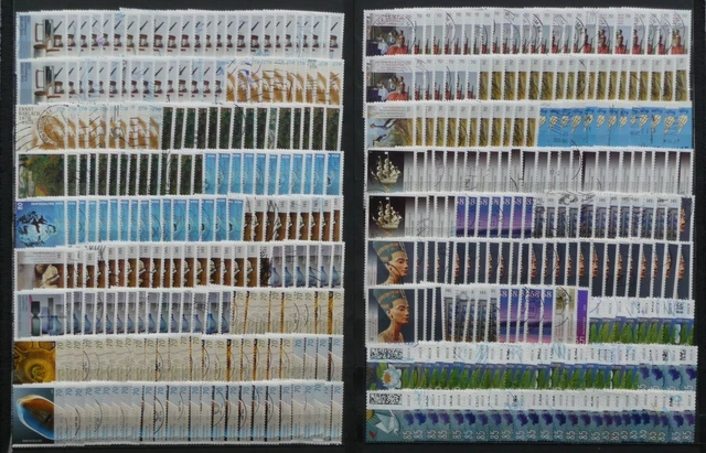 ALLEMAGNE  DEUTSCHLAND lot de 900 timbres 4 scans