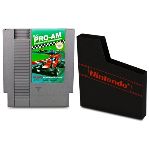 JEU NES R.C. PRO-AM FIÈRE DE COURSE SUR 32 CIRCUITS + COFFRET ORIGINAL ...