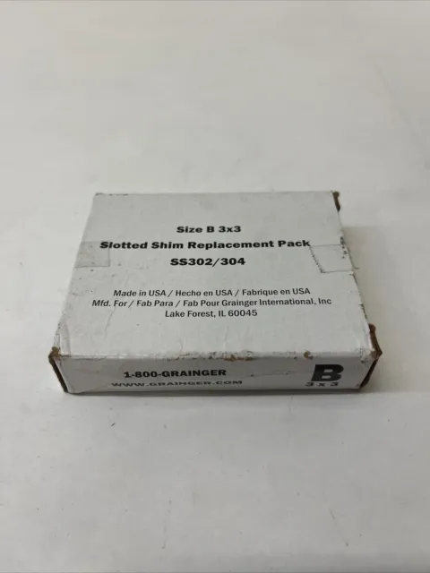 slotted shim replacement pack SS302/304