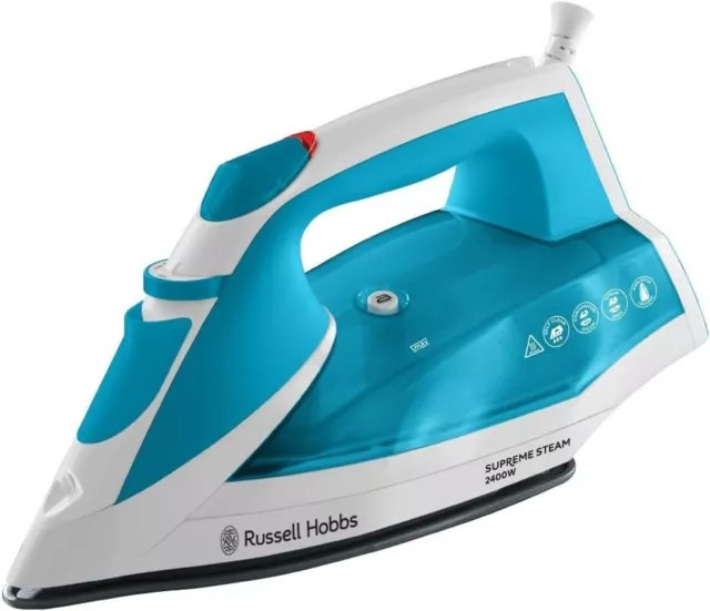 Russell Hobbs Supreme Steam Iron Traditional 2400W, 320ml, Blue/White - 23040