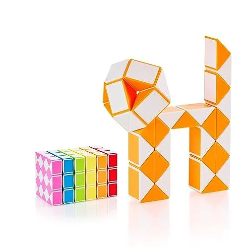 CUBIDI® Magic Snake Cube | Jouet de Poche pour Les Enfants de 4 à 8 Ans | Cadeau