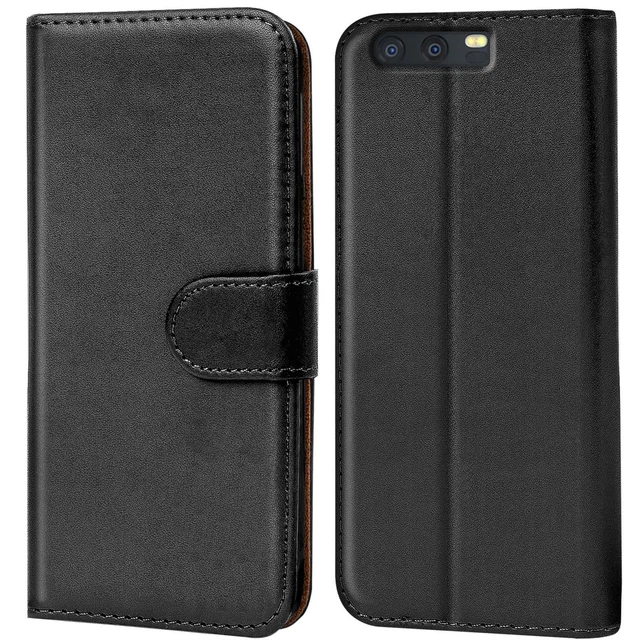 Étui Livre Flip Cover Pour Huawei P40 Pro - Cuir Synthétique, Portefeuille, Finition Premium