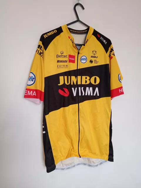 AGU Team Jumbo-Visma Cycling Shirt XXXL Jersey 3XL