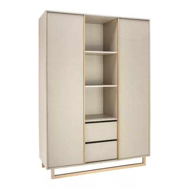 Schardt Terry Schrank 2 Türen mit Mittelregal Dekor Textil