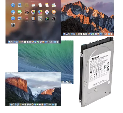 Disque Dur 2.5 SATA 160 Go pour Apple MacBook / MacBook Pro - Apple