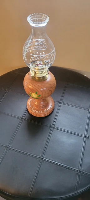HOME SWEET HOME BOROSILICATE KEROSENE OIL LAMP CHIMNEY 3" x 8 3/4" for #2 burner