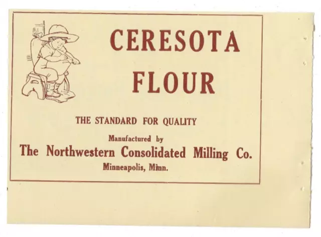 1911 Ceresota Flour Print Ad Northwestern Consolidated Milling Company ~Fa046